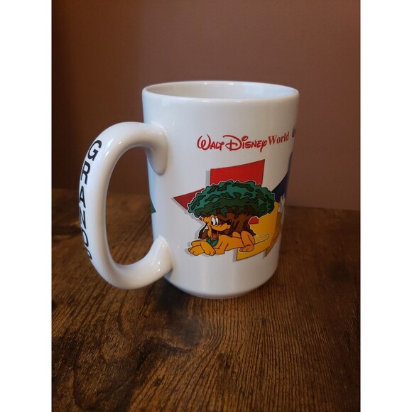 Walt Disney World Grandpa Coffee Cup Mug Four Parks One World Made in Thailand - Picture 5 of 9